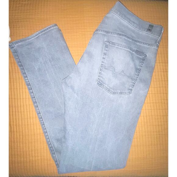 7 For All Man Kind Men The‎ Stright Gray Wash Jean Size | 36 - Picture 5 of 5